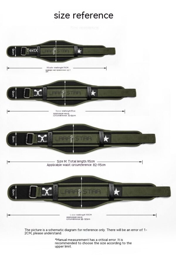 Fitness Belt Men's Large lumbar support - Image 10