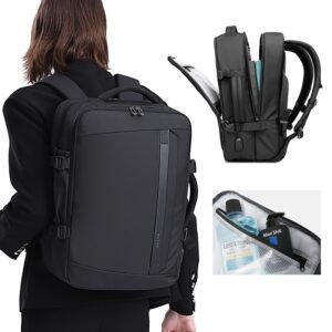 expandable travel backpack 40l waterproof laptop bag men