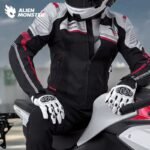 ALIEN MONSTER Waterproof Leather Motorcycle Gloves