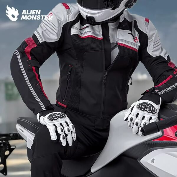 ALIEN MONSTER Waterproof Leather Motorcycle Gloves