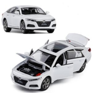 Honda Accord Alloy Car Model Diecast Vehicles Metal Car Model Sound and Light 1:32 without battery