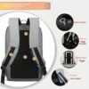 heroic knight backpack waterproof travel school bag men