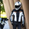 summer motorcycle gear breathable waterproof riding jacket men