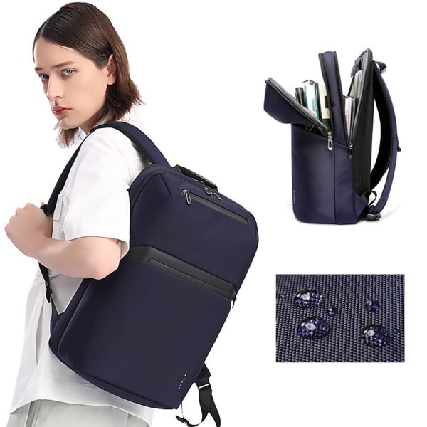 BANGE Men's Anti-theft Backpack | 15.6" Laptop & Travel - Image 3