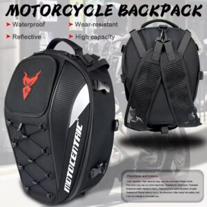 motorcycle tail bag waterproof 50L