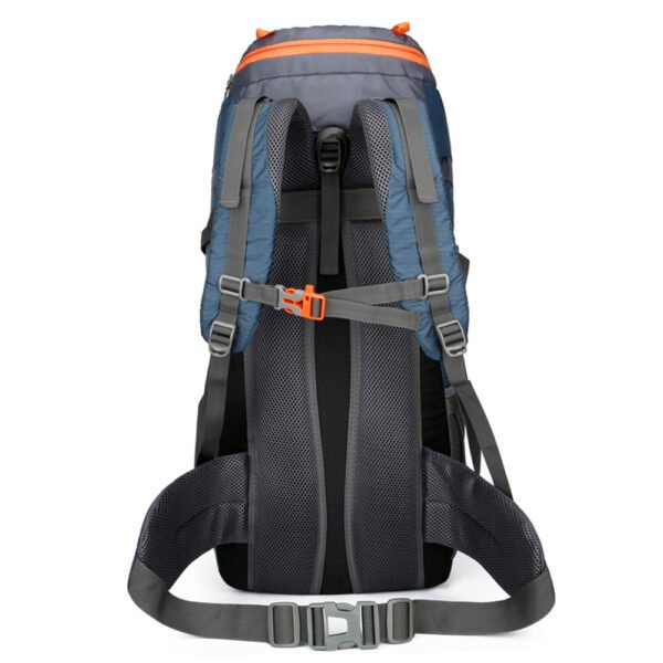camping backpack double shoulder straps travel bag