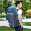 outdoor hiking backpack with multiple compartments