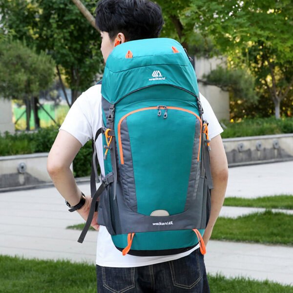 hiking backpack 56L for travel climbing camping gear