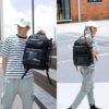 ozuko business laptop backpack stylish office travel bag
