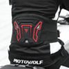 Motowolf motorcycle waist and abdomen protector for motocross and enduro riding