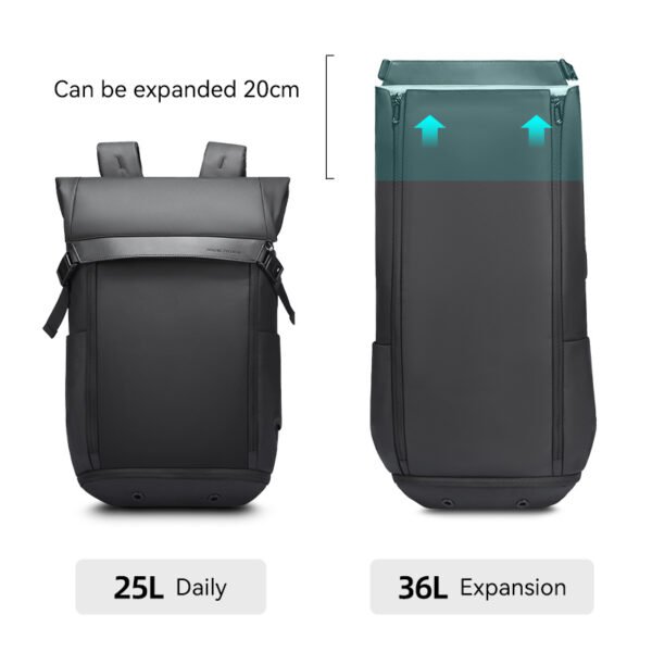Mark Ryden men’s waterproof business travel backpack with USB charger