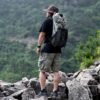 BISINNA 35L ultralight camping backpack for hiking climbing and travel
