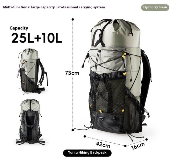 BISINNA 35L ultralight camping backpack for hiking climbing and travel