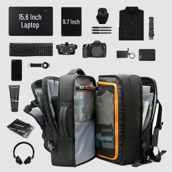 BANGE 40L Expandable Waterproof Business Travel Backpack 16 | PLANETKRON BANGE backpack