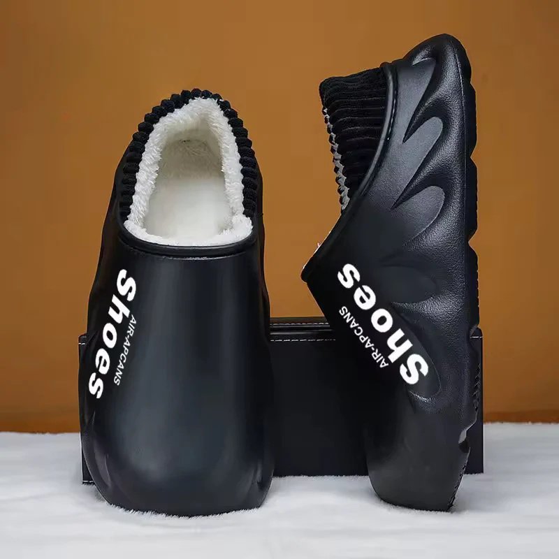 Men’s Cotton Slippers Winter | Thick Sole Height-Increasing Fleece-Lined Indoor Slippers 3 Men’s Cotton Slippers Winter | Thick Sole Height-Increasing Fleece-Lined Indoor Slippers - Image 3