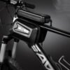 WILD MAN waterproof bicycle phone case top tube bag with touch screen access