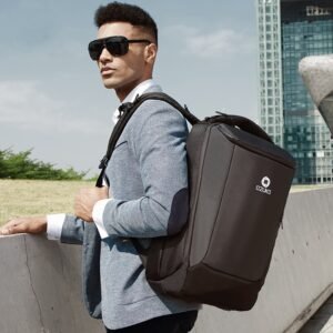 Home 8 Stylish business laptop bag & school backpack for teens, durable and spacious design.