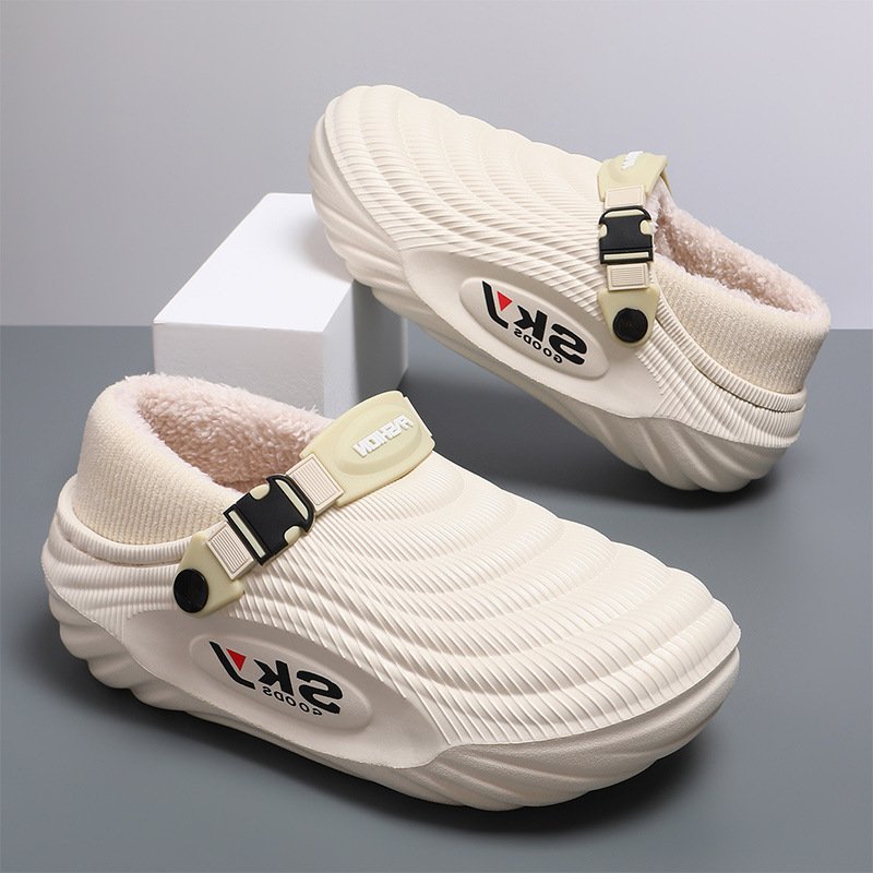Men’s Cotton Slippers Winter | Thick Sole Height-Increasing Fleece-Lined Indoor Slippers 7 Men’s Cotton Slippers Winter | Thick Sole Height-Increasing Fleece-Lined Indoor Slippers - Image 7