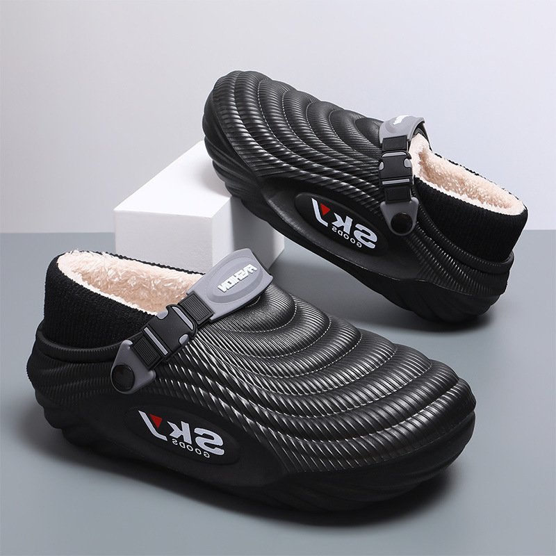 Men’s Cotton Slippers Winter | Thick Sole Height-Increasing Fleece-Lined Indoor Slippers 9 Men’s Cotton Slippers Winter | Thick Sole Height-Increasing Fleece-Lined Indoor Slippers - Image 9