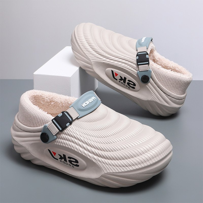 Men’s Cotton Slippers Winter | Thick Sole Height-Increasing Fleece-Lined Indoor Slippers 5 Men’s Cotton Slippers Winter | Thick Sole Height-Increasing Fleece-Lined Indoor Slippers - Image 5