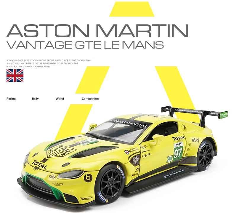 1:32 Aston Martin GTE Track Racing Car Diecast Metal Model Toy