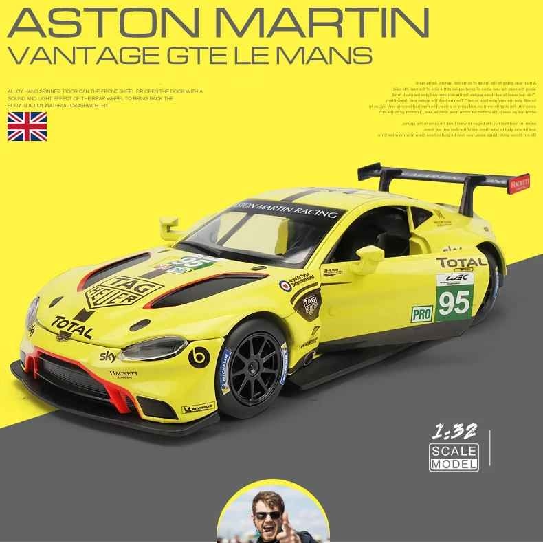 1:32 Aston Martin GTE Track Racing Car Diecast Metal Model Toy