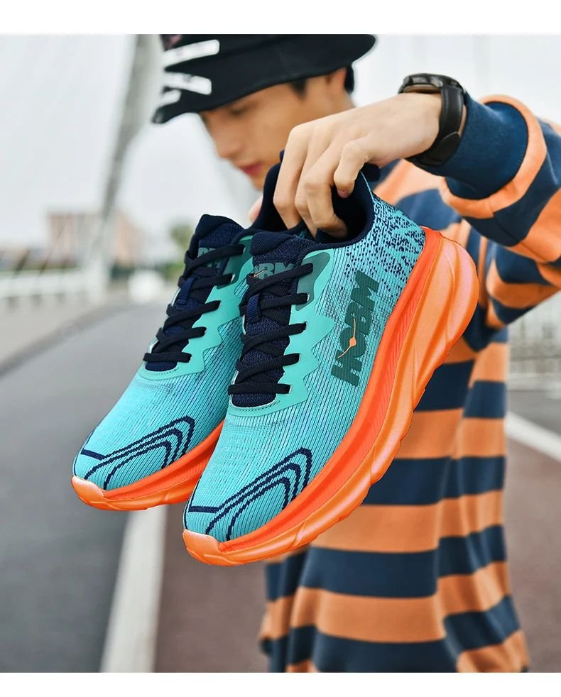 shock absorbing sports shoes