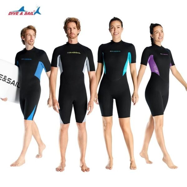 DIVE&SAIL 3mm Short Sleeve Neoprene Wetsuit