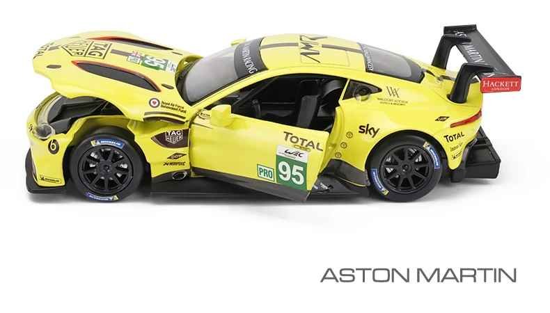 1:32 Aston Martin GTE Track Racing Car Diecast Metal Model Toy