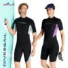 DIVE&SAIL 3mm Short Sleeve Neoprene Wetsuit
