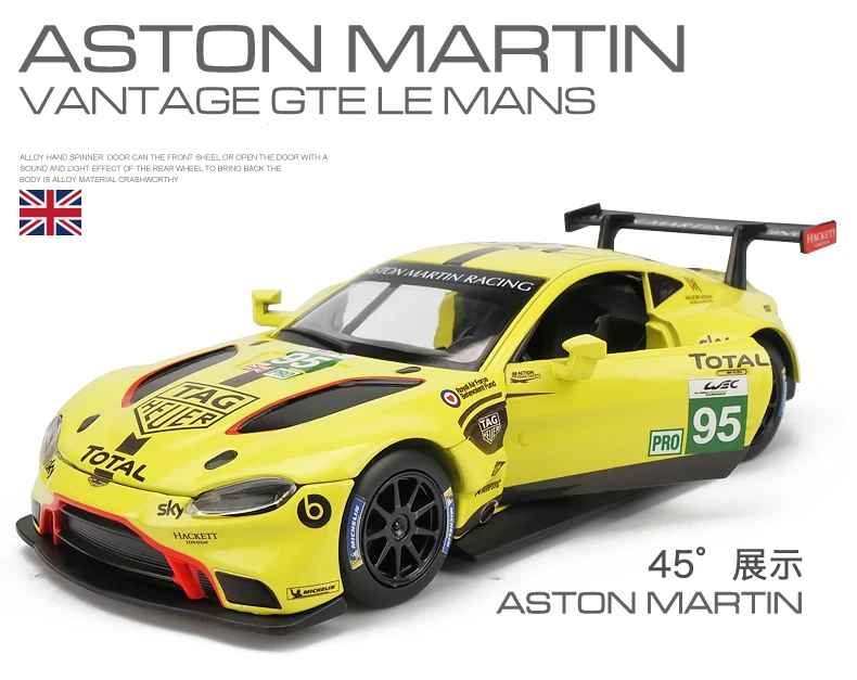 1:32 Aston Martin GTE Track Racing Car Diecast Metal Model Toy