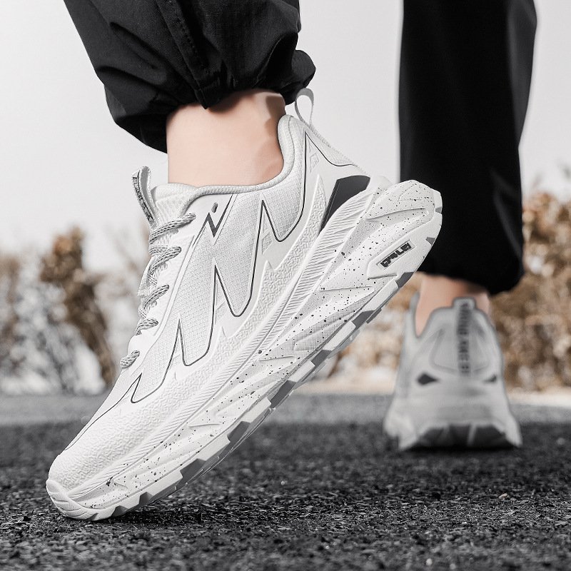 Unisex breathable running shoes with a lightweight PVC slip-resistant sole. Perfect for jogging, walking & casual streetwear. 4 Unisex breathable running shoes with a lightweight PVC slip-resistant sole. Perfect for jogging, walking & casual streetwear. - Image 4