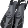 silicone swim fins anti slip foot pocket design