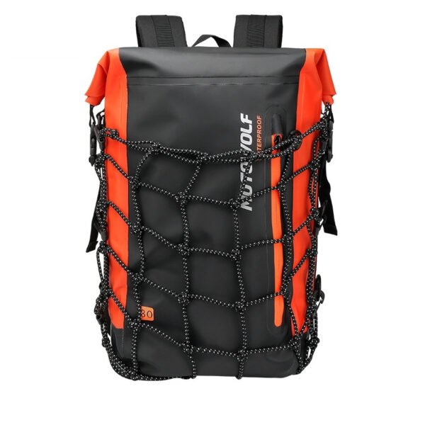 MOTOWOLF Waterproof Motorcycle Helmet Backpack – Multi-Purpose Large Capacity PVC Travel Shoulder Bag with Helmet Net Storage 27 | PLANETKRON 0049f936 6134 456e 85cd 61e00c52c442 fine | PLANETKRON
