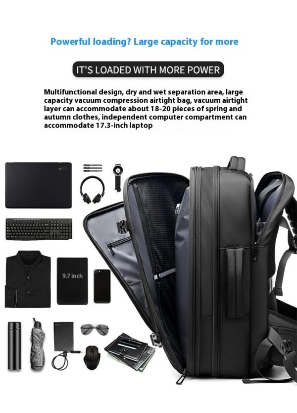 Stylish Waterproof Laptop Backpack with USB Port OUTWALK