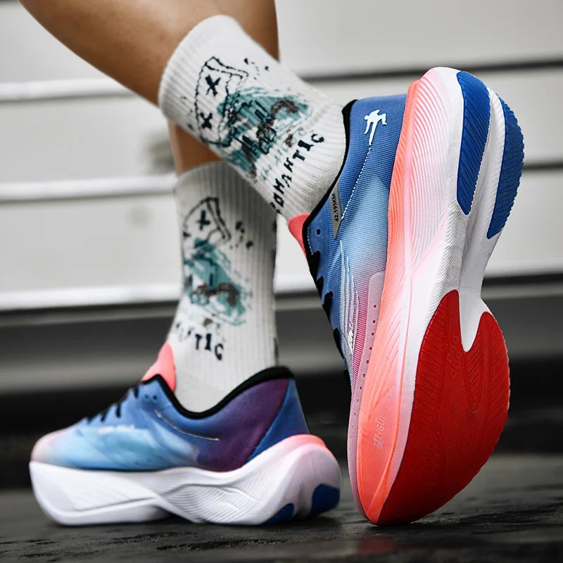 Qiaodan Feiying PB3 Women Running Shoes – Carbon Plate Rebound Shock Absorption Sneakers | Men’s Gym Training & Marathon Sports Shoes