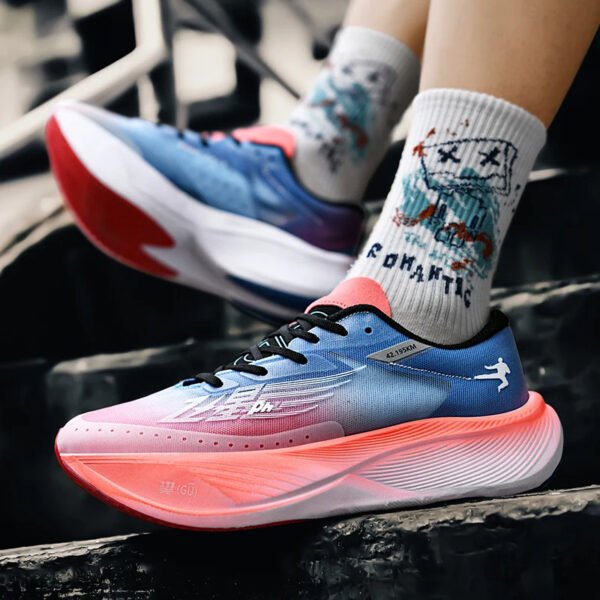Qiaodan Feiying PB3 Women Running Shoes – Carbon Plate Rebound Shock Absorption Sneakers | Men’s Gym Training & Marathon Sports Shoes 25 | PLANETKRON Qiaodan Feiying PB3 Carbon Plate Marathon Shoes