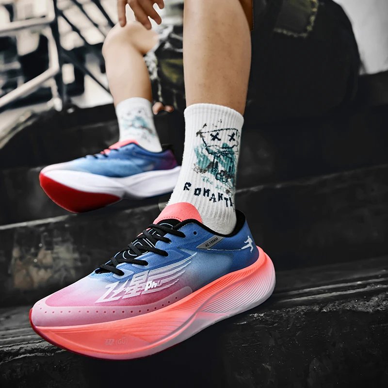 Qiaodan Feiying PB3 Women Running Shoes – Carbon Plate Rebound Shock Absorption Sneakers | Men’s Gym Training & Marathon Sports Shoes