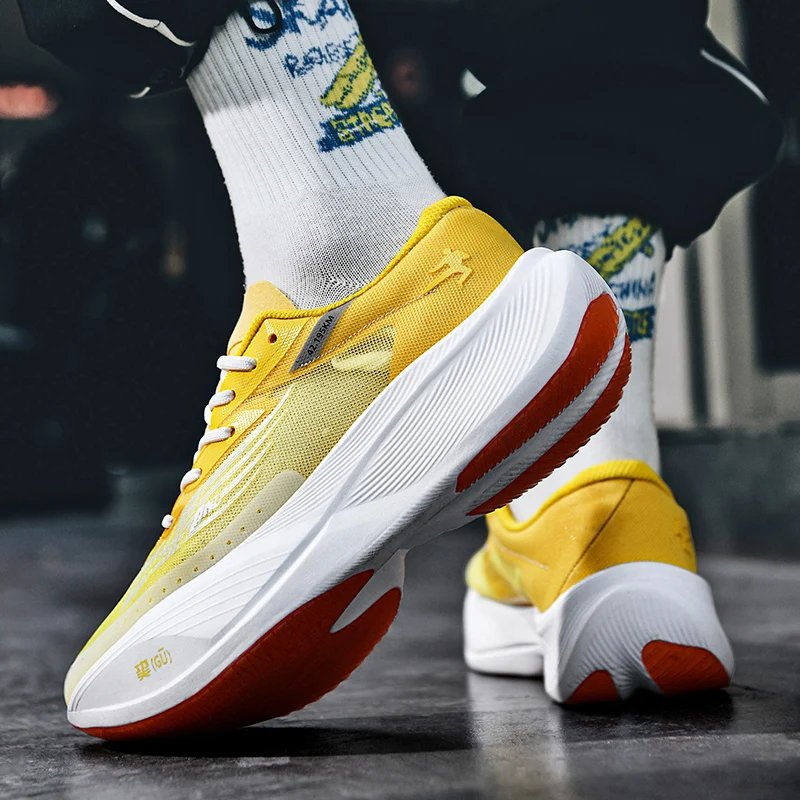 Qiaodan Feiying PB3 Women Running Shoes – Carbon Plate Rebound Shock Absorption Sneakers | Men’s Gym Training & Marathon Sports Shoes