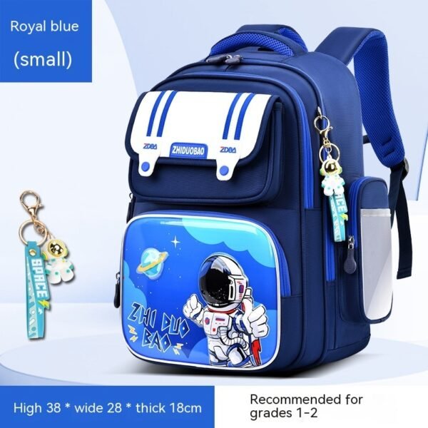 Astronaut Cartoon Kids School Backpack – Lightweight Spine Protection Bag for Boys & Girls (Large Capacity) 23 | PLANETKRON kids school backpack large capacity books lunch storage