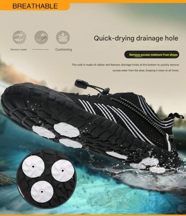 Unisex Water Shoes Quick-Dry Aqua Socks – Lightweight Barefoot Swim, Beach & Outdoor Sport Shoes 25 | PLANETKRON quick dry swim shoes unisex aqua footwear