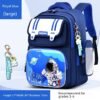 cute astronaut cartoon backpack kids elementary school bag