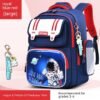 astronaut theme kids backpack large storage school bag