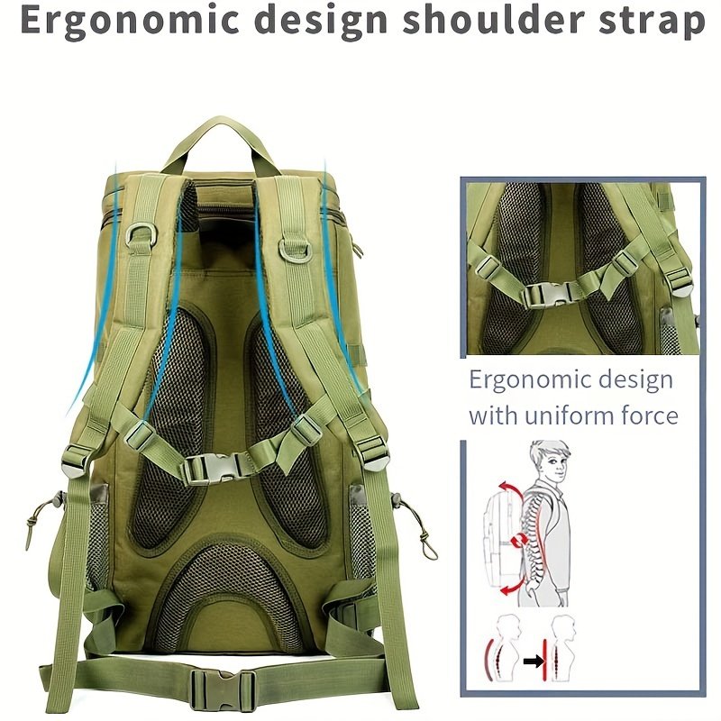 Tactical Hiking Medical Backpack High Capacity