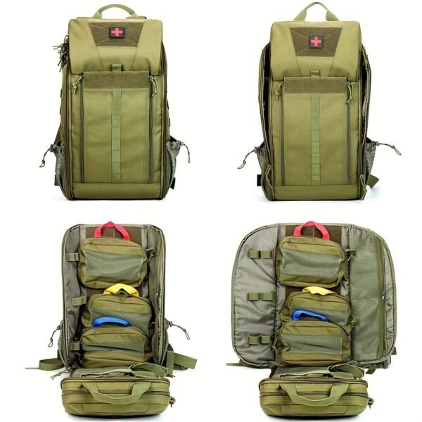 Tactical Hiking Medical Backpack High Capacity