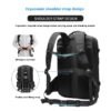 OUTWALK Travel Laptop Backpack Waterproof 17 Inch Business Bag