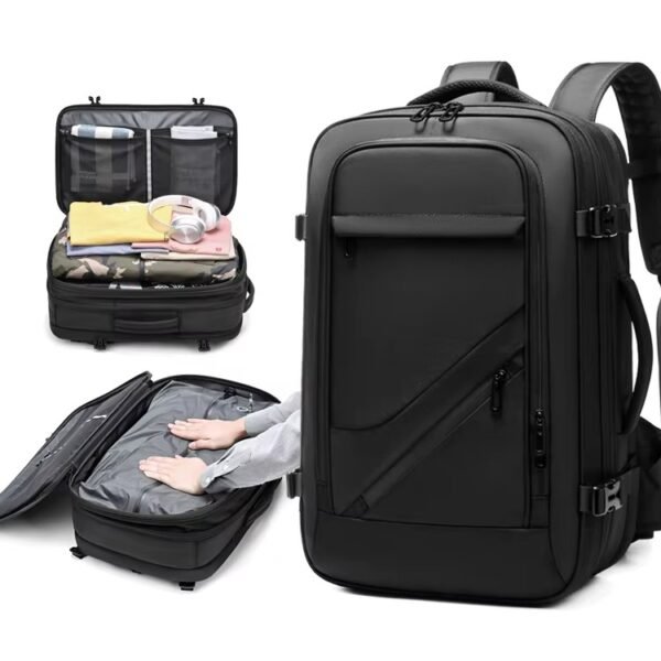 OUTWALK 17 Inch Laptop Backpack for Men Waterproof USB Travel Bag