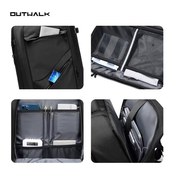 17 Inch Waterproof Laptop Backpack for Men OUTWALK Travel Bag