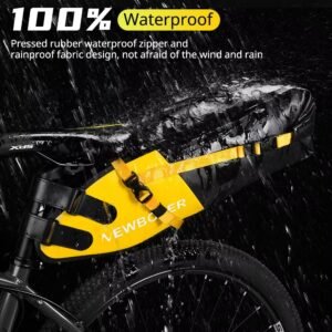 NEWBOLER Waterproof 13L Bike Saddle Tail Bag