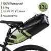 NEWBOLER Waterproof 13L Bike Saddle Tail Bag